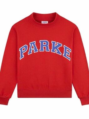 PARKE Coastal Low Tide Varsity Mockneck in Sail + Drift Size XXL NWT